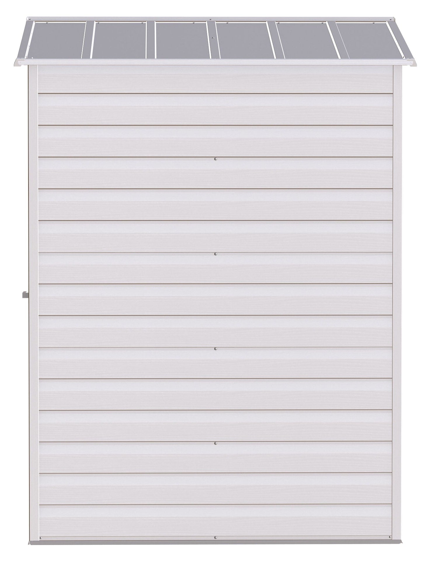 Arrow Select Galvanized Steel Storage Shed, Flute Grey, 6-ft x 5-ft