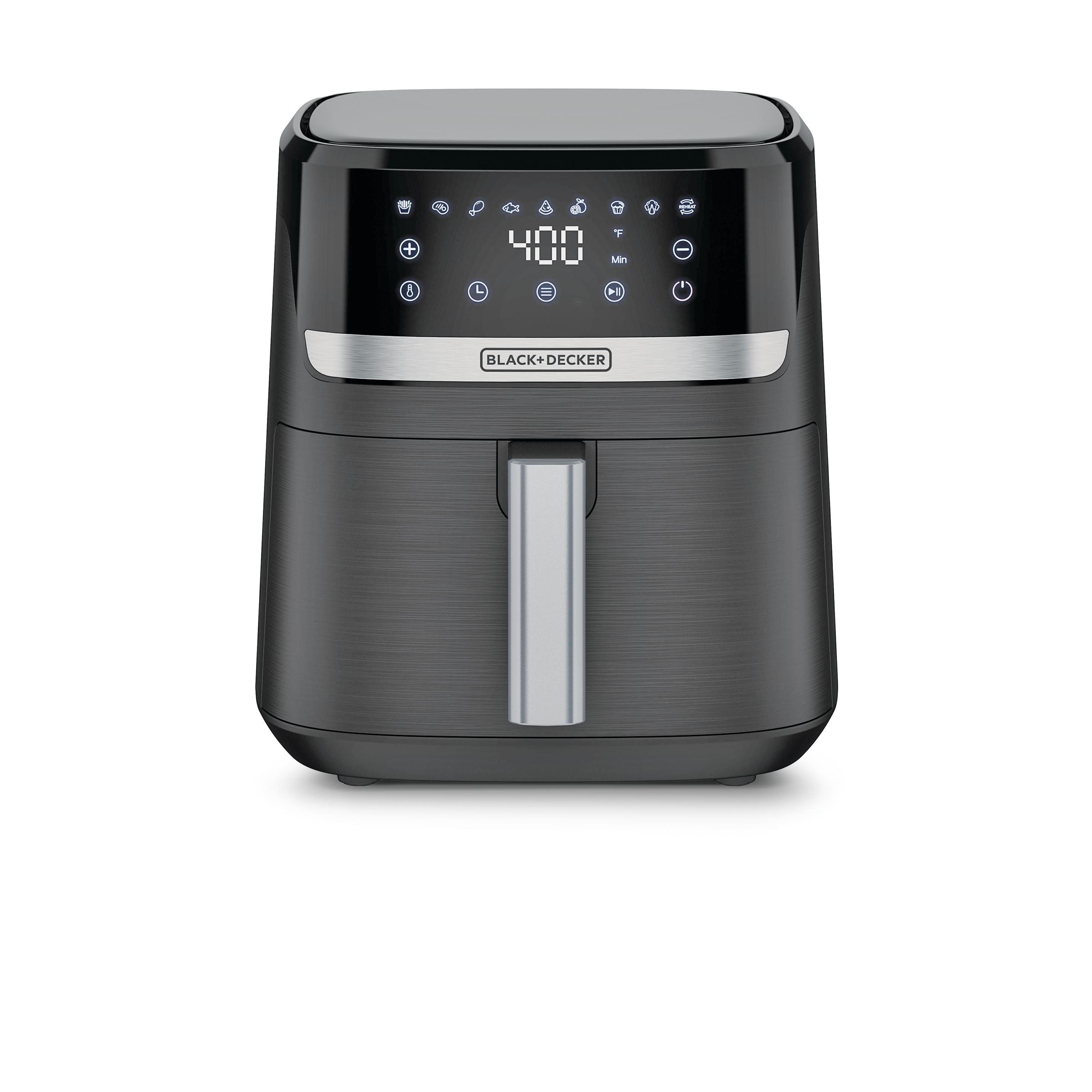 Black & Decker 8-in-1 Digital Air Fryer with Non-Stick Cooking Basket, 6-qt