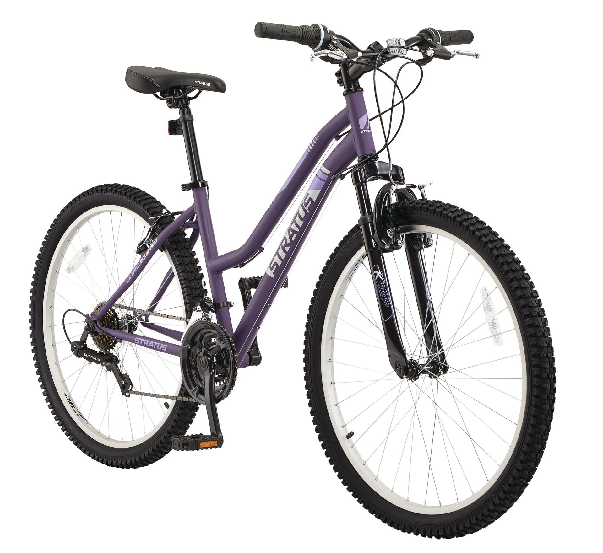 Stratus Phaser Hardtail Mountain Bike, 26-in Wheel, Purple