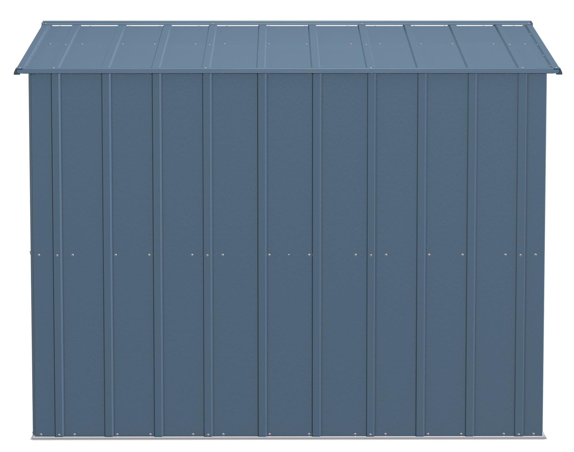 Arrow Classic Galvanized Steel Storage Shed, Blue Grey, 8-ft x 8-ft