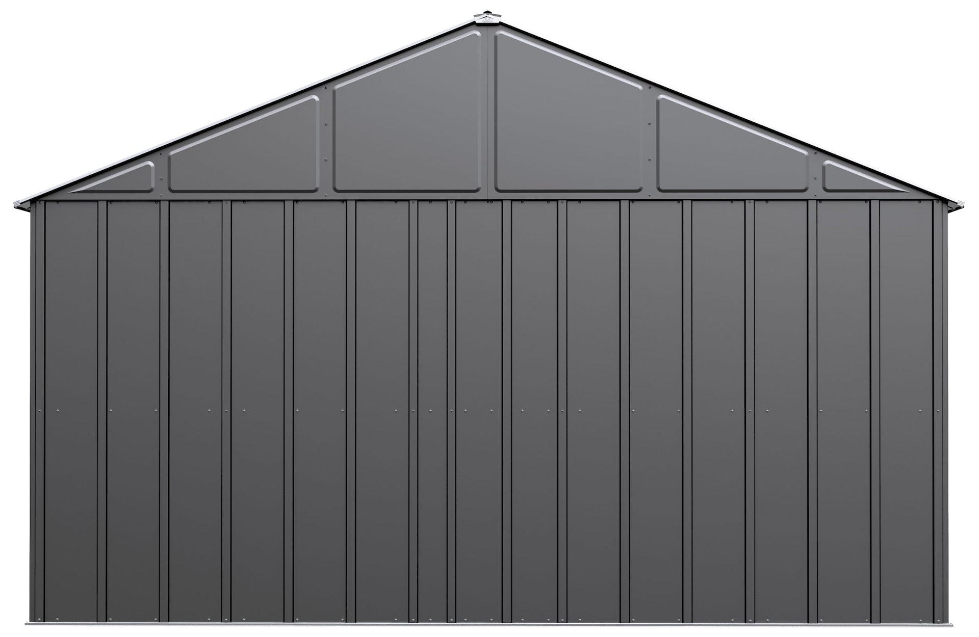 Arrow Classic 12x14-ft Charcoal Corrosion-Resistant Metal Shed