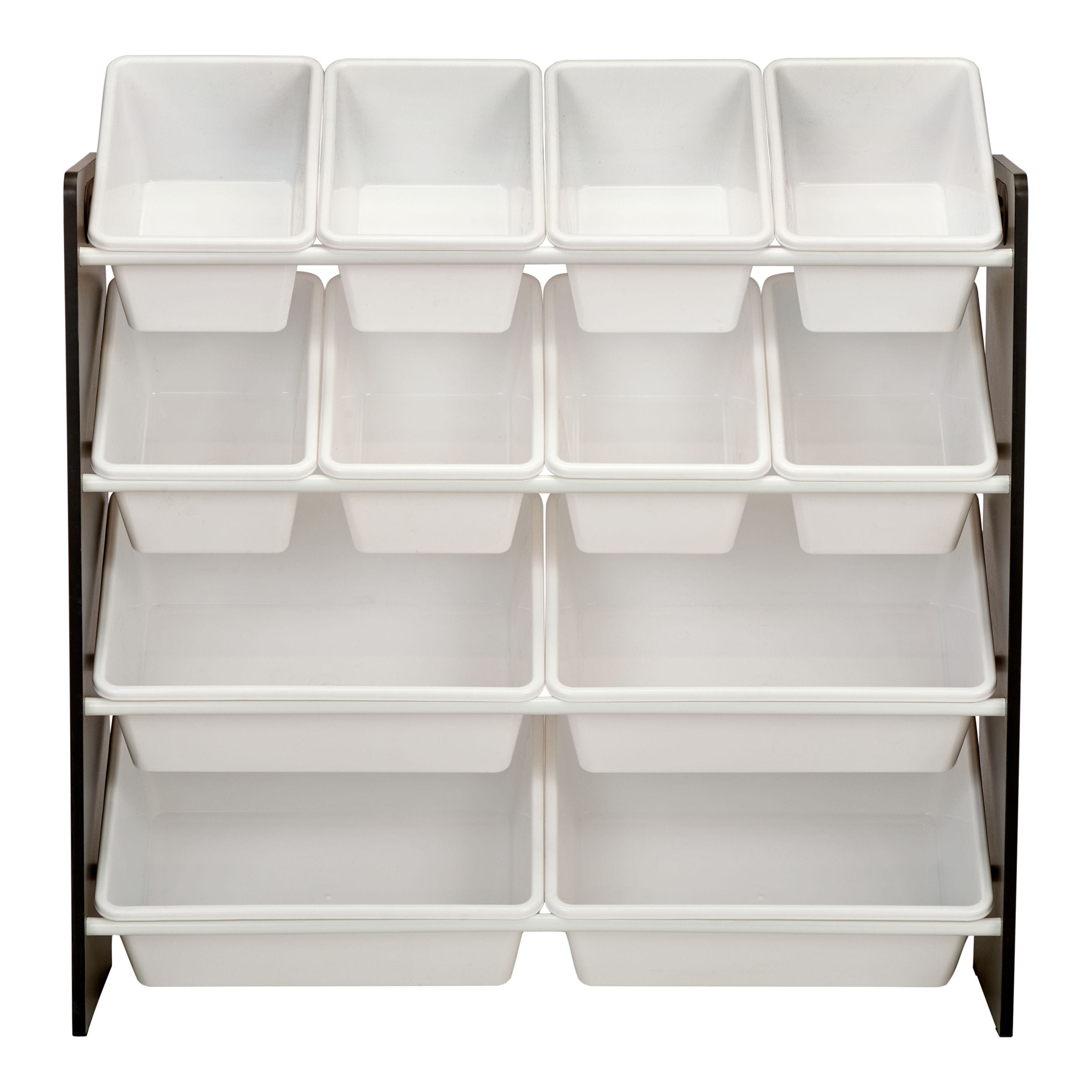 For Living Stain & Rust Resistant Sturdy 12-Bin Organizer, Grey
