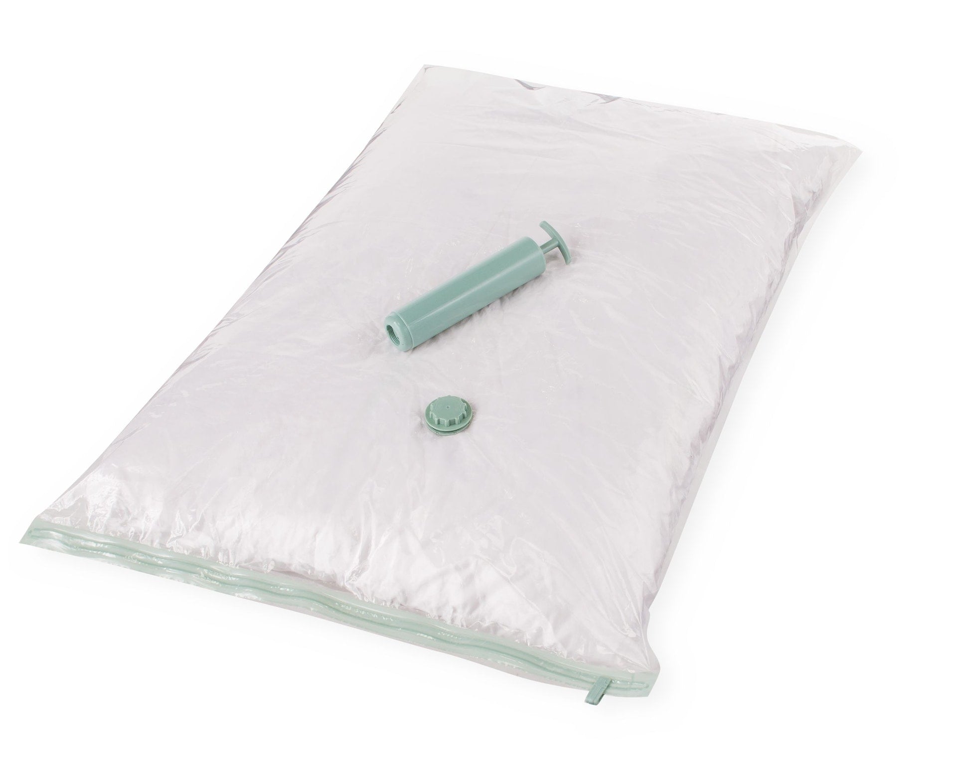 type A Reusable Vacuum Seal Storage Bag with Pump, Large, 6-pk