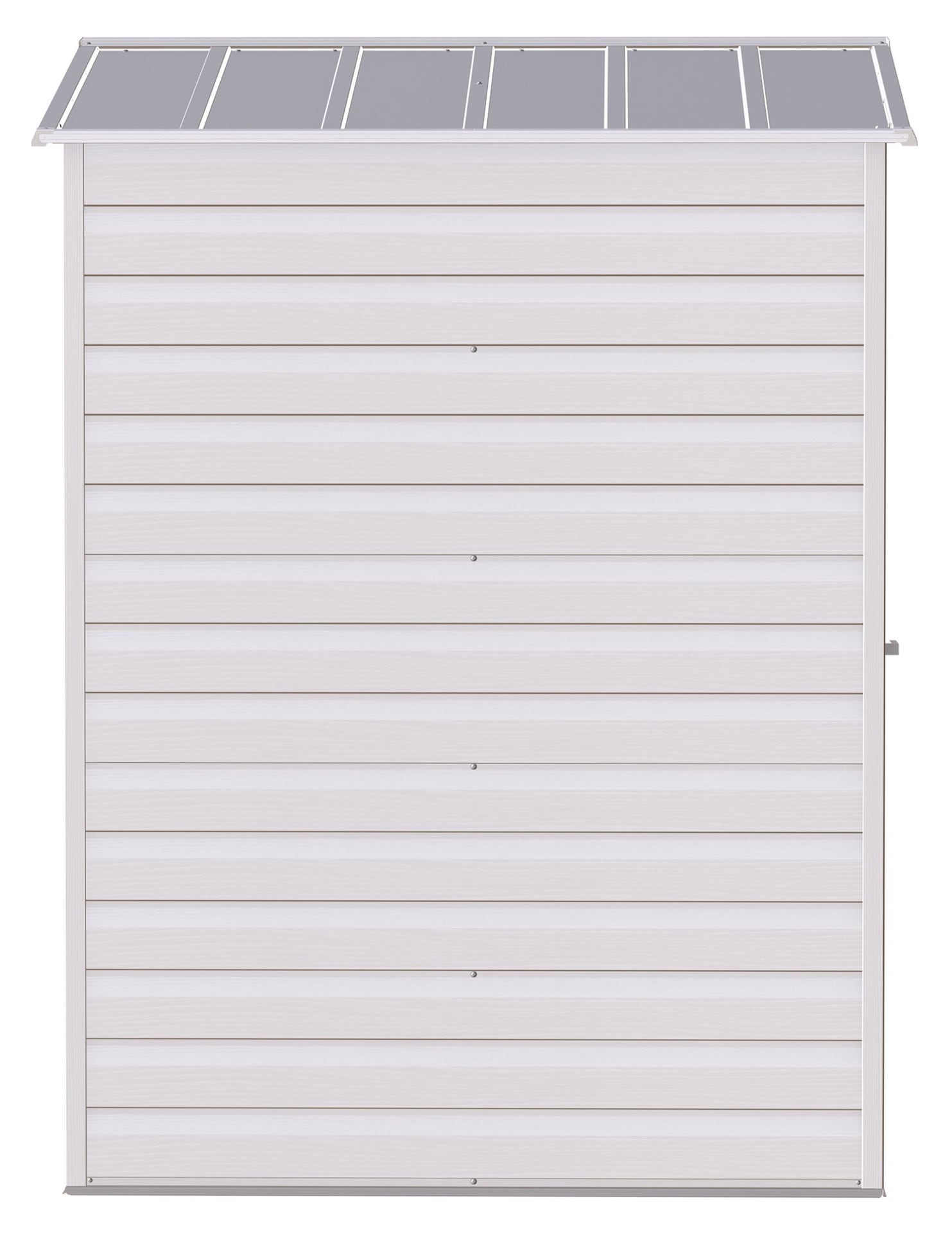 Arrow Select Galvanized Steel Storage Shed, Flute Grey, 6-ft x 5-ft