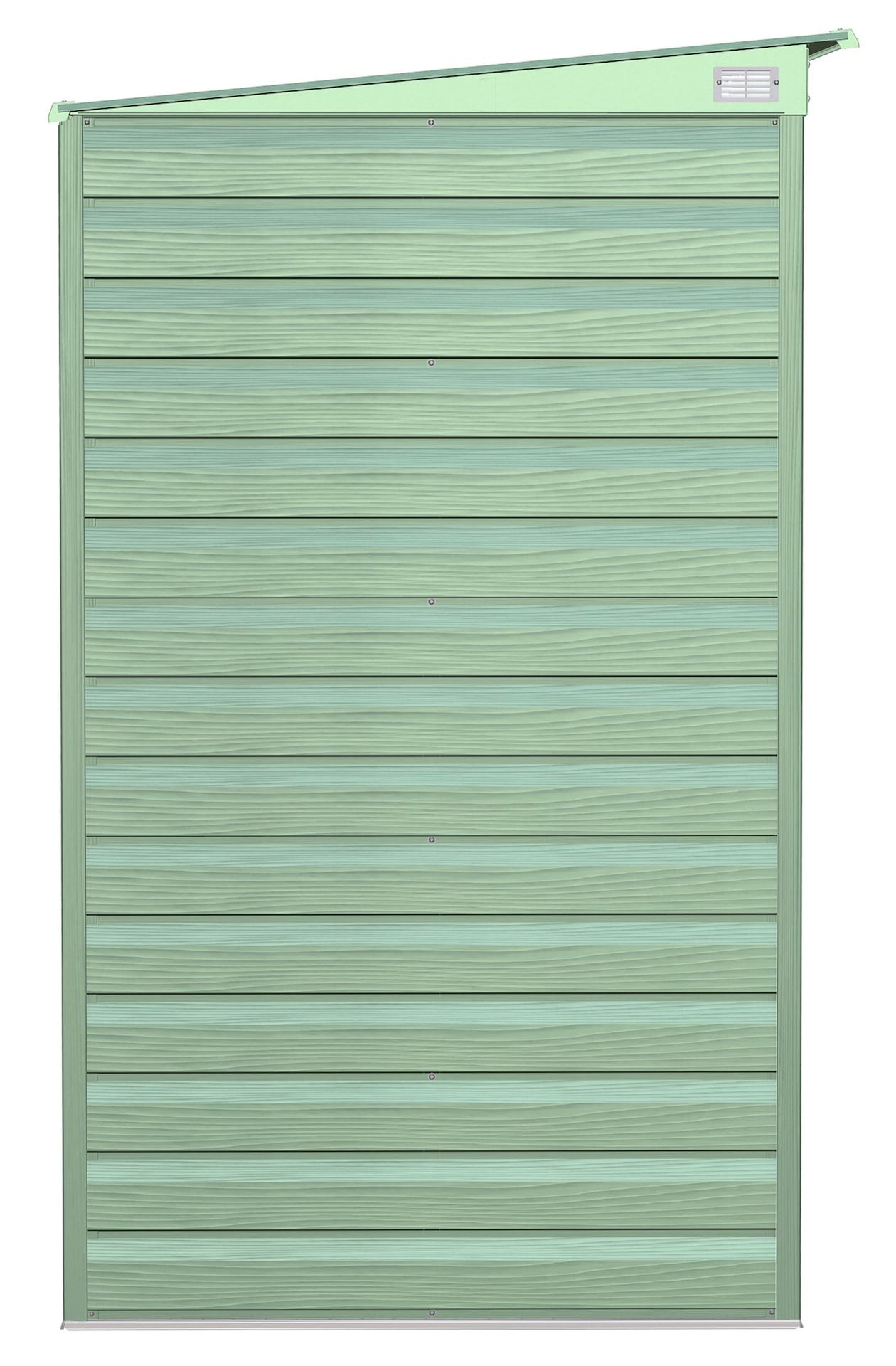 Arrow Select Galvanized Steel Storage Shed, Sage Green, 8-ft x 4-ft