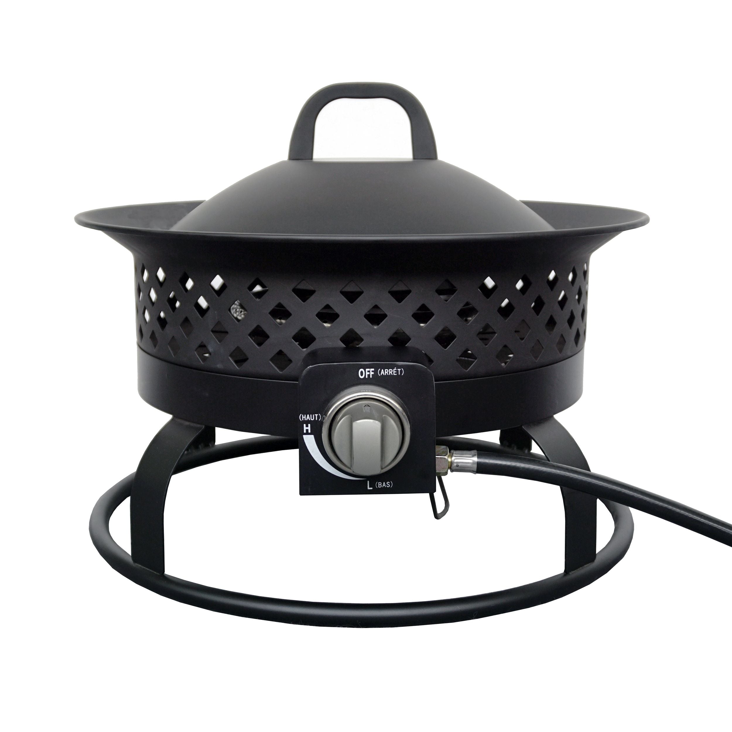 For Living Portable Propane Gas Outdoor Fire Bowl/Fire Pit, 54,000 BTU