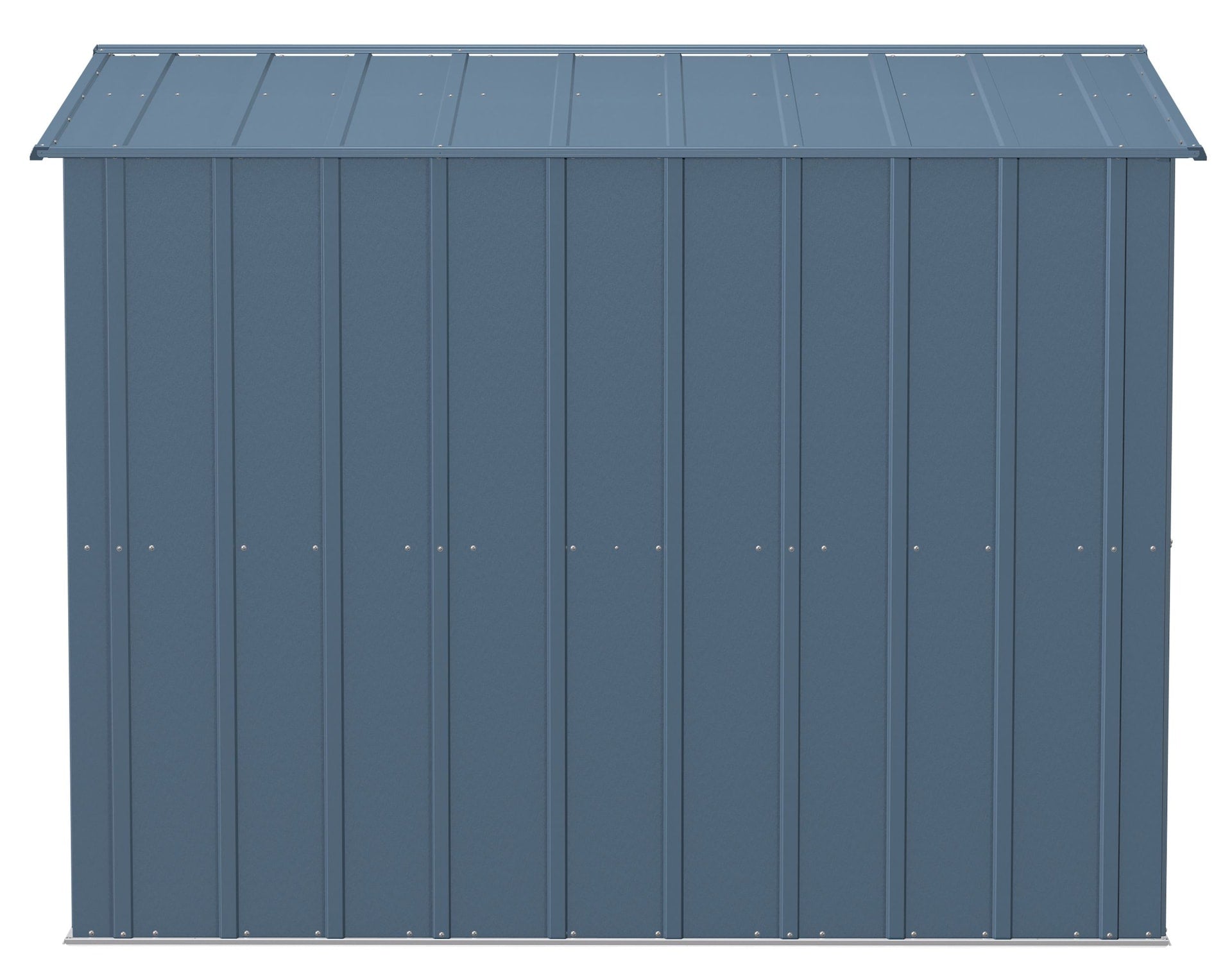 Arrow Classic Galvanized Steel Storage Shed, Blue Grey, 8-ft x 8-ft
