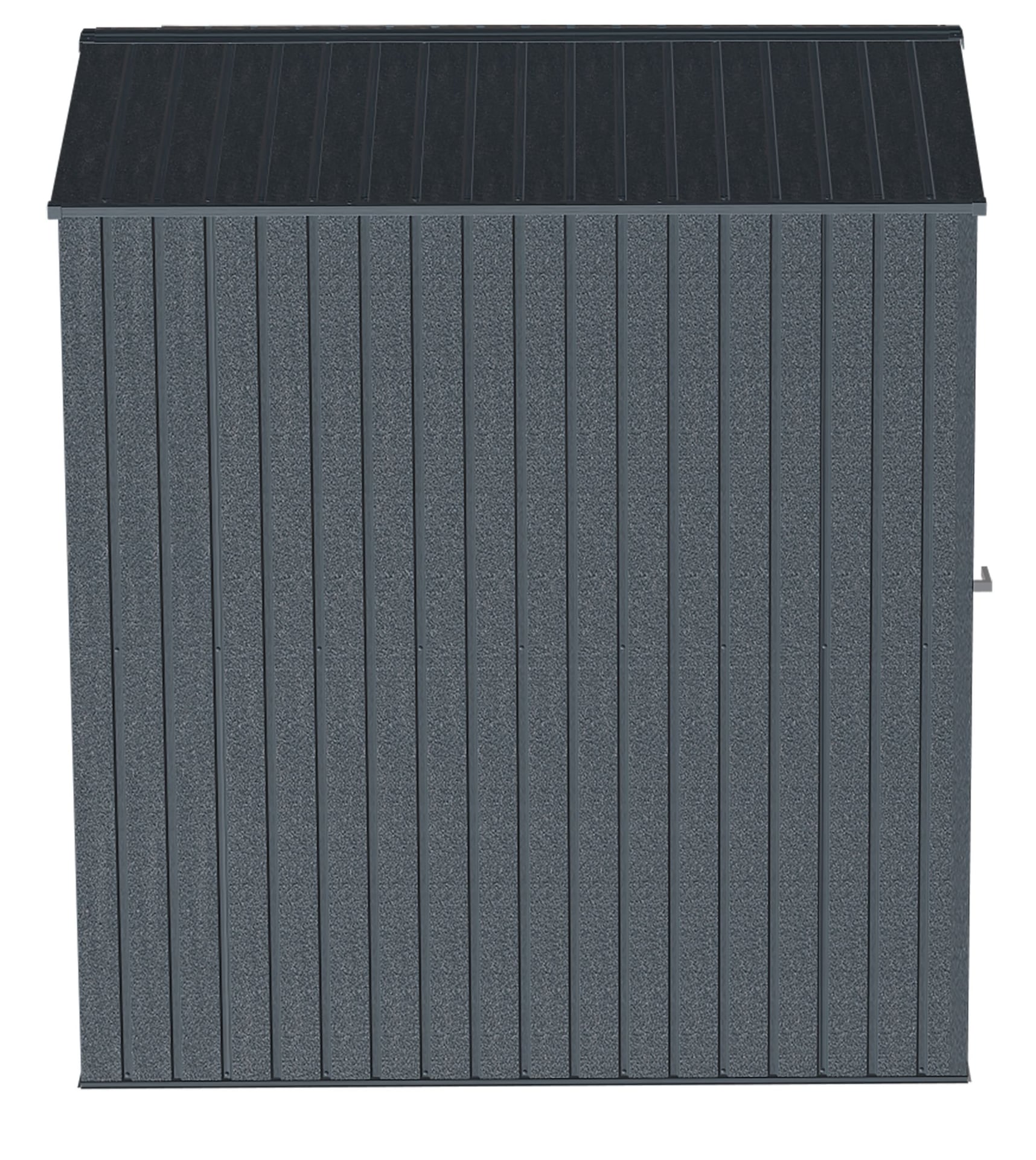 Arrow Elite Steel Storage Shed with Pent Roof, Anthracite, 6-ft x 6-ft