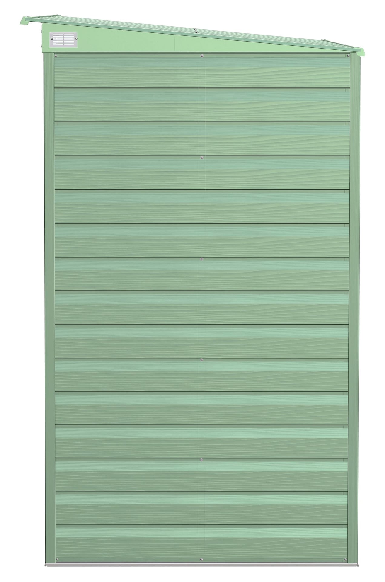 Arrow Select Galvanized Steel Storage Shed, Sage Green, 8-ft x 4-ft